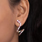 Lumie Sleek Rosé Snake Dangles