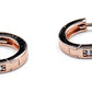 Lumie Jewelry: Stylish Huggie Earrings in Rose Gold