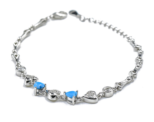 Lumie Bracelet: Delicate Design with Multiple Heart Links