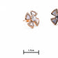 Rose Gold Flower Earrings