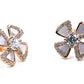 Lumie's Exclusive Rose Gold Flower Earrings | Elegant Rose Studs