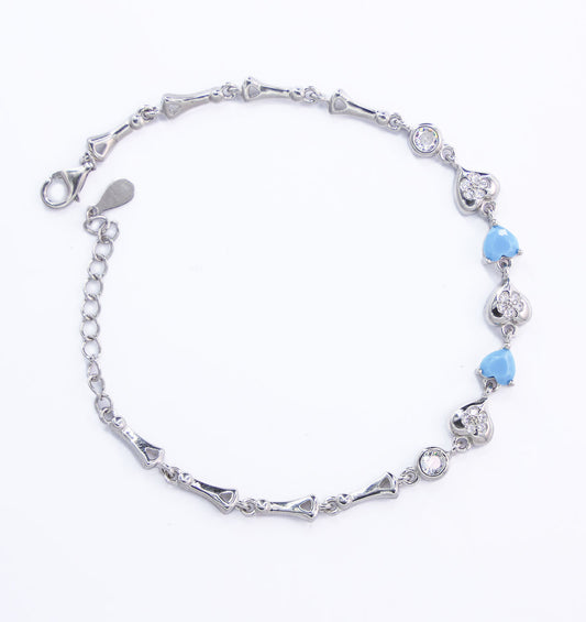 Lumie Bracelet: Delicate Design with Multiple Heart Links